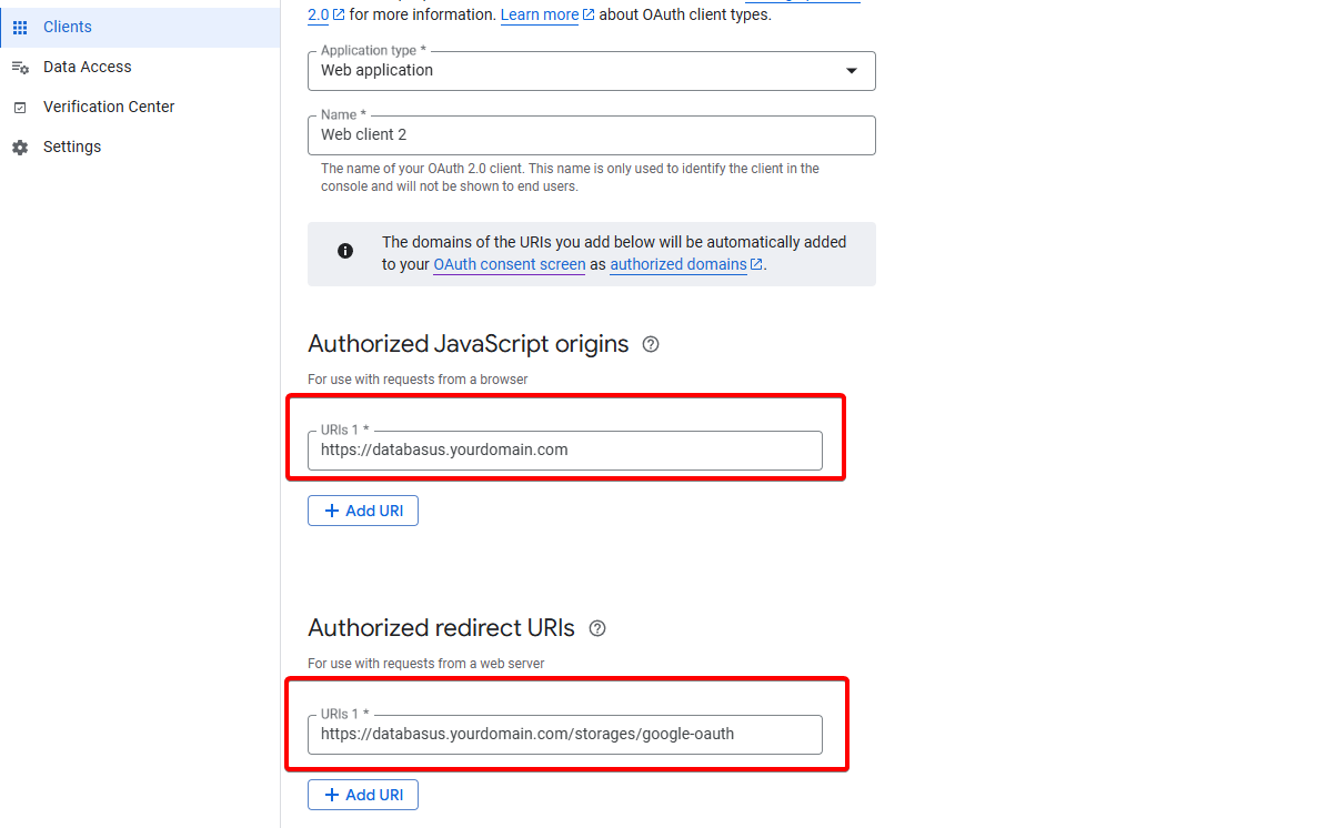 Configure application settings - part 1