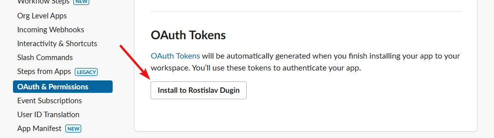 Install to Workspace