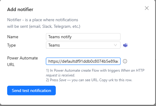 Configure Teams in Databasus